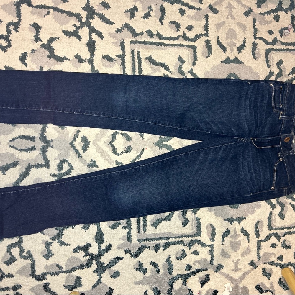 American Eagle Dark Blue Women's Jeans Skinny Stretch
